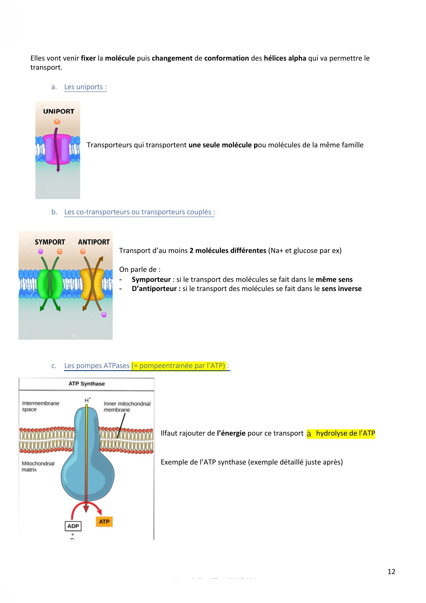 Membranes cellulaires pt3 — page 12