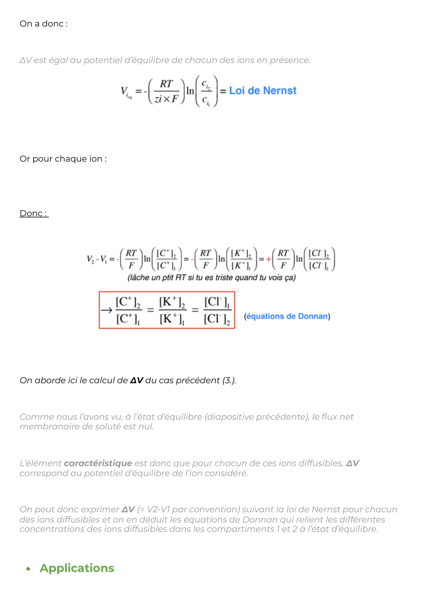 Potentiel membranaire — page 13