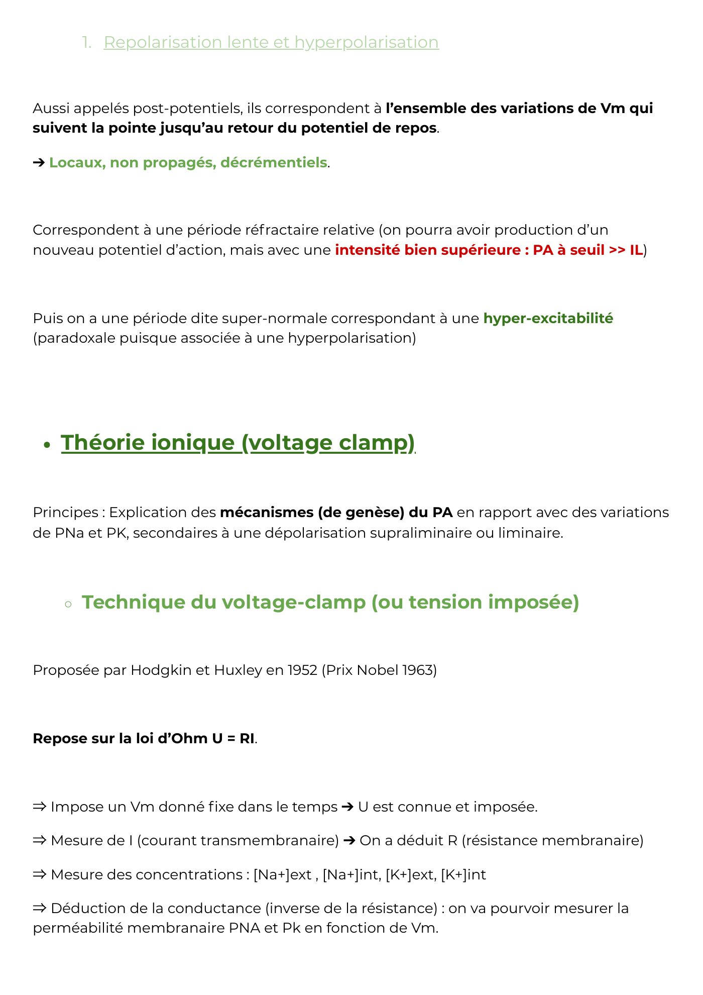 Potentiel membranaire partie 2 — page 12